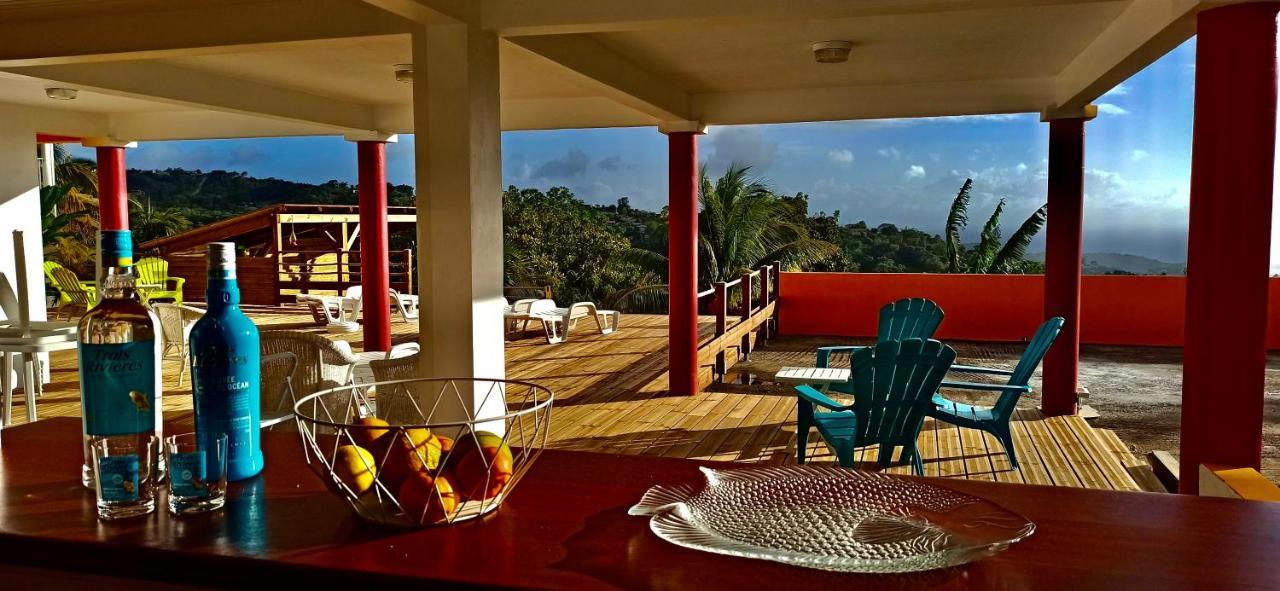 Villa Cosaroe 6-14 Pers Piscine Et Superbe Vue Mer Panoramique Riviere-Salee Luaran gambar
