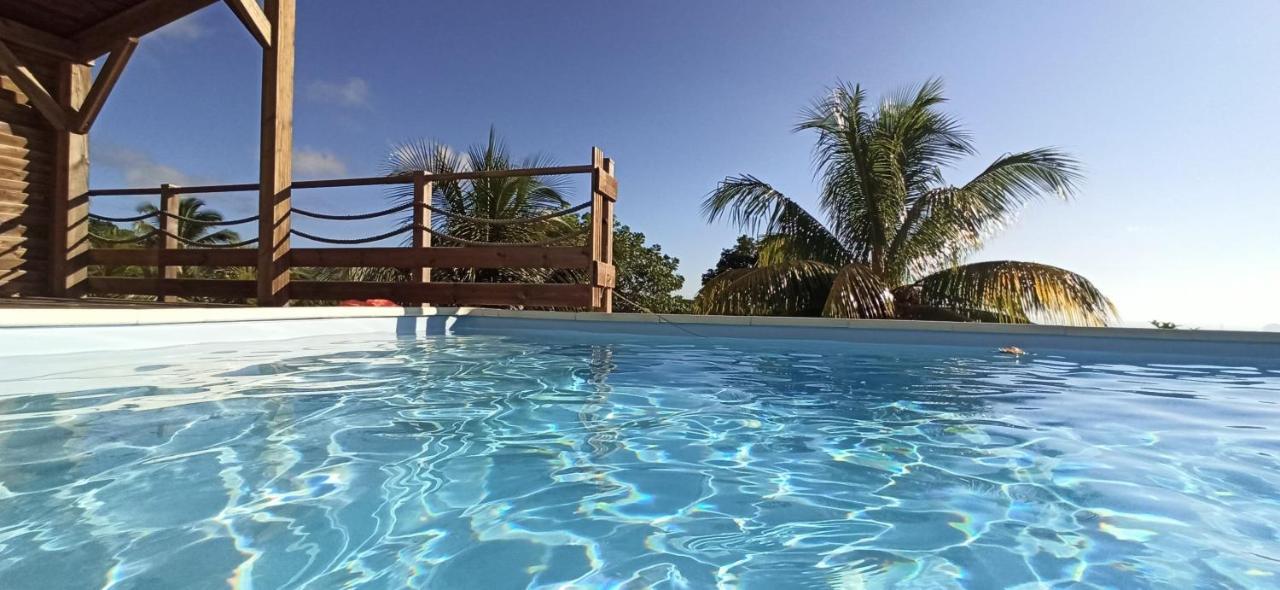 Villa Cosaroe 6-14 Pers Piscine Et Superbe Vue Mer Panoramique Riviere-Salee Luaran gambar