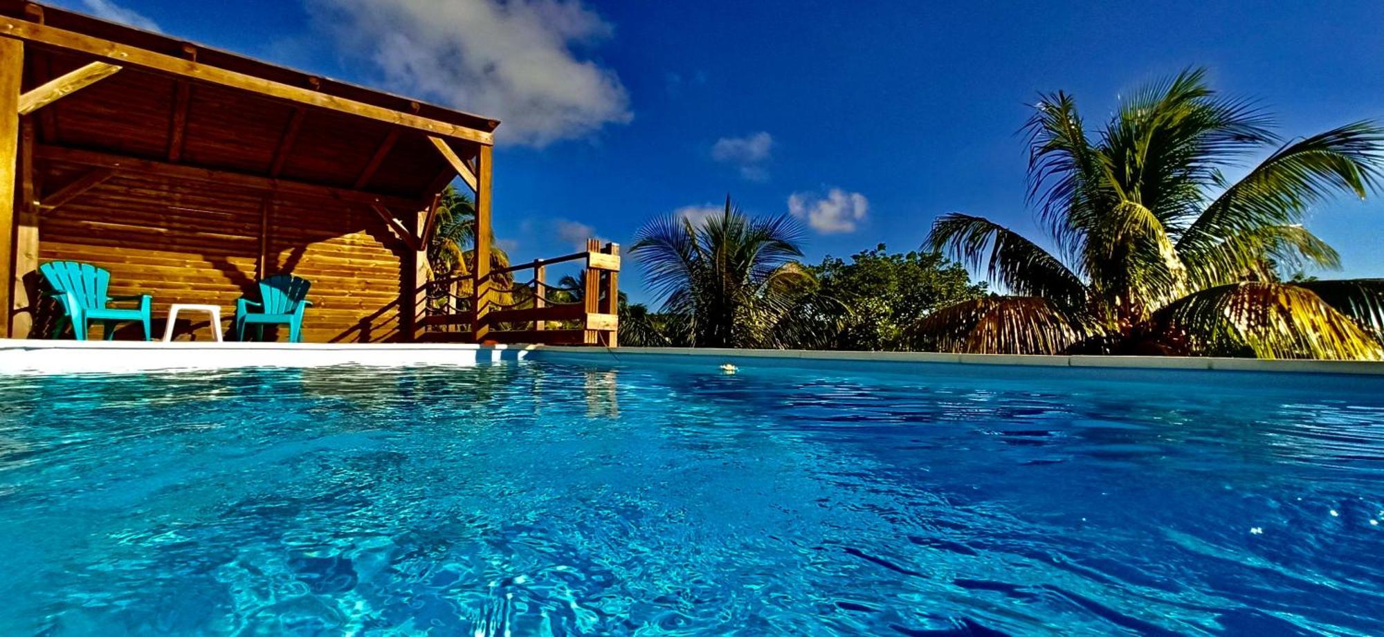 Villa Cosaroe 6-14 Pers Piscine Et Superbe Vue Mer Panoramique Riviere-Salee Luaran gambar