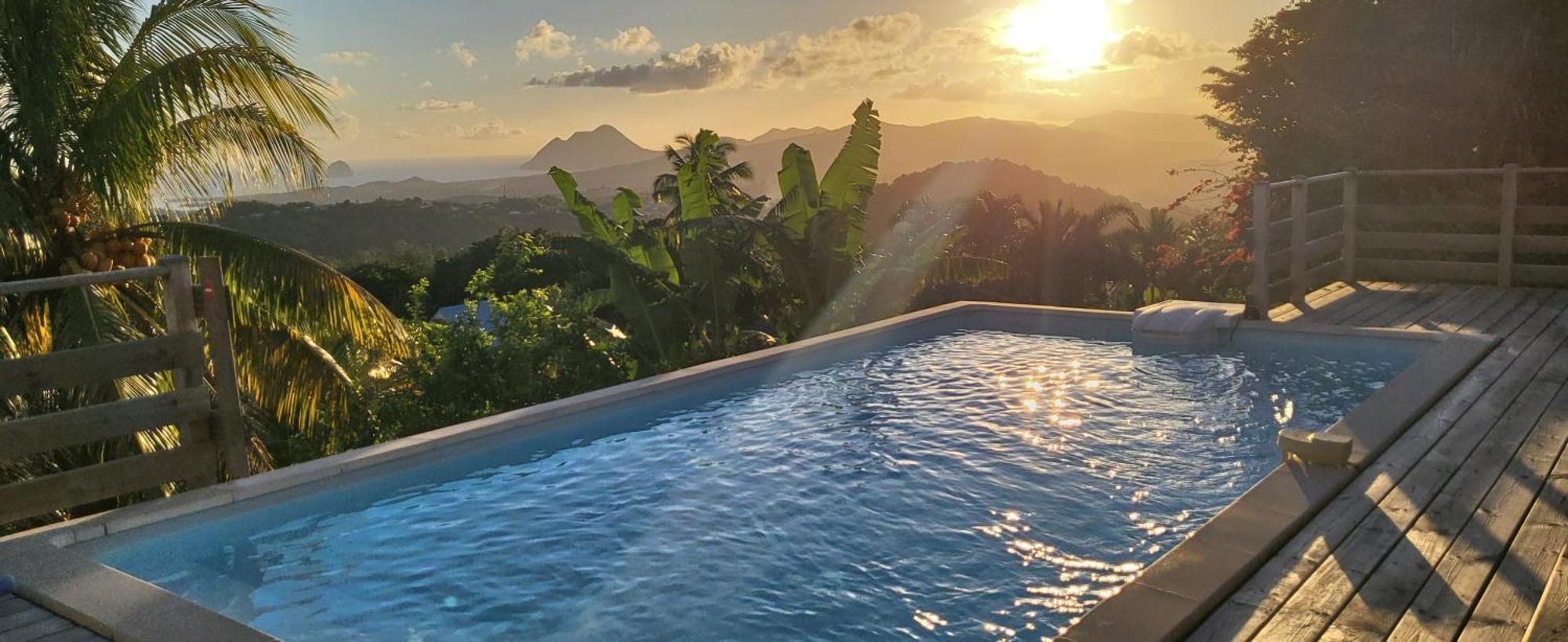 Villa Cosaroe 6-14 Pers Piscine Et Superbe Vue Mer Panoramique Riviere-Salee Luaran gambar